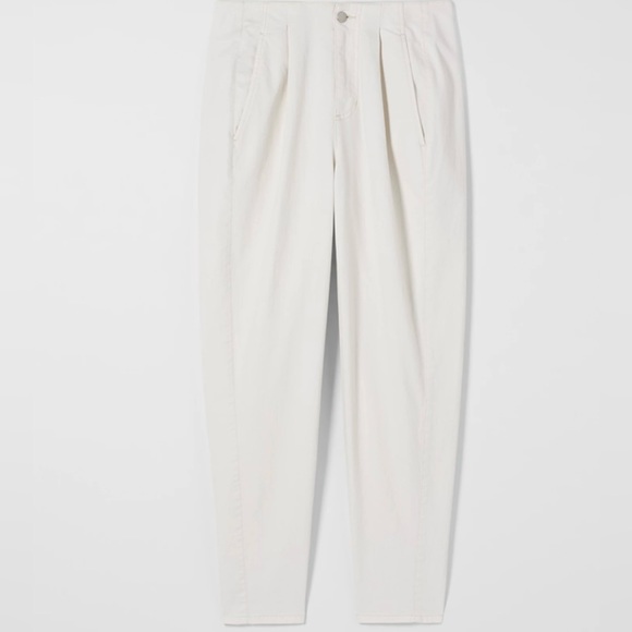 NWOT Eileen Fisher Undyed Organic Cotton Denim Tapered Pant - Picture 5 of 10